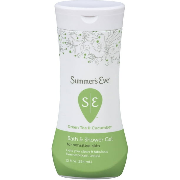 Summer's Eve Foaming Bath For Sensitive Skin w/Green Tea & Cucumber