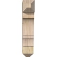 thumbnail image 2 of Ekena Millwork 6"W x 18"D x 30"H Balboa Craftsman Rough Sawn Bracket, Douglas Fir, 2 of 4