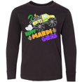 thumbnail image 3 of Inktastic Happy Mardi Gras Monster Truck with Beads Long Sleeve Youth T-Shirt, 3 of 5