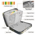 thumbnail image 4 of Haosy Accordion File Organizer Zipper Binder 500 Sheet 6-Tab Expanding File Folder Multi-Pocket 1.2 Inch 3 Ring Circle Gate in Mountains, 4 of 7