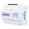 thumbnail image 2 of 3 Phase 4 Wire 380V AC Energy Meter DIN Rail Wattmeter Electricity Pulse Counter, 2 of 10