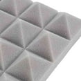 thumbnail image 4 of 24 Pack Acoustic Panels,Sound Proof Foam Panels,Studio Soundproofing Wedges,Wall Reduce Noise Foam,for Music Studio,Etc Polyurethane foam Grey&Purple, 4 of 8