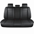 thumbnail image 3 of Full Set Car Seat Covers Fit for Toyota Camry 2002-2026,5pcs PU Leather Car Seat Cushion Protector Waterproof&Airbag Compatible,Black, 3 of 7