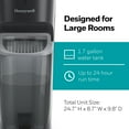 Honeywell 1.7 gal 500 sq ft Top Fill Cool Moisture Tower Humidifier with Humidistat Black