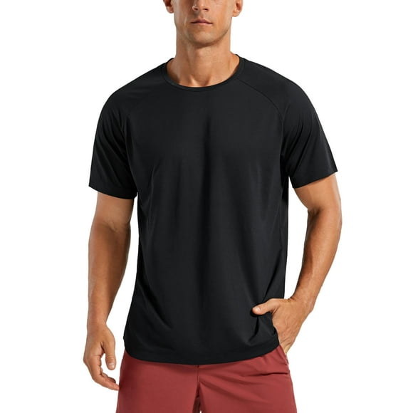 Camiseta CRZ YOGA ligera de manga corta para hombre negra