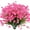 Pink, variant on Morttic 6 Bundles Artificial Flowers for Outdoors UV Resistant Plastic Flowers Fake Plants Spring Flowers in Bulk for Indoor Outdoor Cemetery Home Wedding Vase Pots Decorations (Pink)