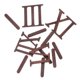 thumbnail image 3 of 1 Juego de números para reloj. Kit de números romanos para reloj. Kit para proyectos creativos de relojería. Suministros para reparación de relojes., 3 of 7