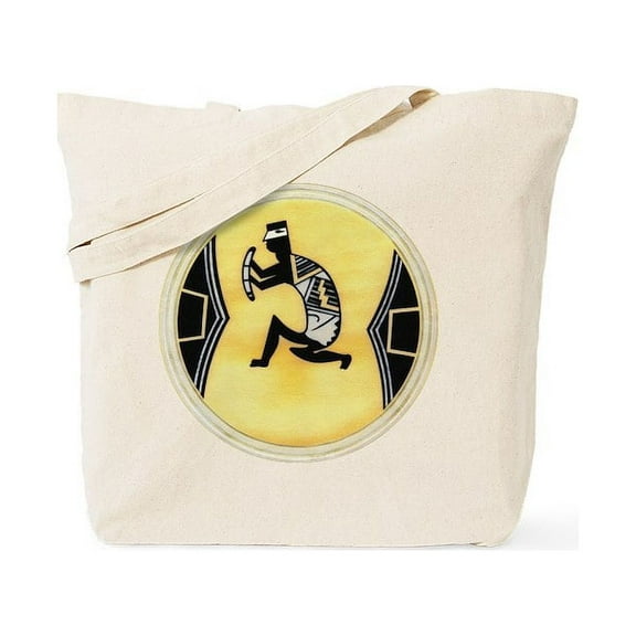 CafePress - MIMBRES MAN AND SNAKE BOWL DESIGN Tote Bag - Unisex Canvas Tote Bag, Beige, 1-Piece