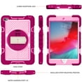 thumbnail image 7 of Dteck Kids Case for iPad mini 5/4 Case 7.9", iPad mini 5 Case, iPad mini 4 Case, 360 Rotating Hand Strap Stand Shoulder Strap Heavy Duty Drop Protection Rugged Case, Rose, 7 of 7