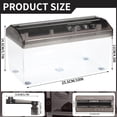 thumbnail image 2 of A4 Paper Manual Shredder - Black Portable Mini Paper Grinder Capacity 3L for A4 Files Documents Straight Cutting Tool Home Office Desktop Supplies WD23BK, 2 of 5