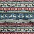 thumbnail image 1 of oneOone Rayon Blue Fabric Merry Christmas Sewing Craft Projects Fabric Prints By Yard 56 Inch Wide, 1 of 8