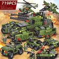 thumbnail image 3 of Bloques de construcción ensamblados de partículas pequeñas de la serie militar LEGO compatibles, rompecabezas, juguetes de iluminación para niños y niñas, 3 of 5
