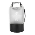 thumbnail image 1 of Bolso seco impermeable Adultos bolsas de almacenamiento impermeables para campamento de viajes en kayak White 10L, 1 of 8