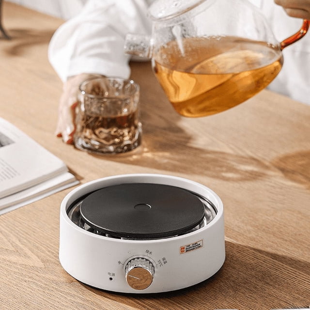 Estufa eléctrica para el hogar, tetera, cafetera, moka, cocina de inducción pequeña, horno de calefacción, mini estufa de agua, cocina, estufa eléctrica de cerámica