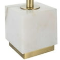 thumbnail image 5 of Maklaine Contemporary Metal Marble and Fabric Buffet Lamp in Brass/Gold, 5 of 7