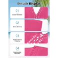 thumbnail image 3 of Bathing Suit Cover Up for Women Plus Size Swimsuit Coverup Summer Loose Beach Cover Up Crochet Design Dress, 3 of 10