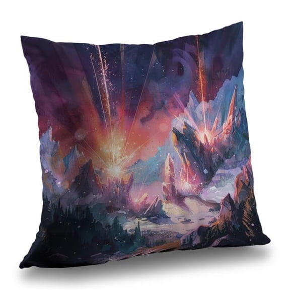 MWW C1PO16160JG146 16 x 16 in. Beaming Signal - Pink Outdoor Throw Pillow for Home Decor