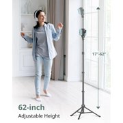 62 Phone Tripod & Selfie Stick, Extendable Cell Phone Tripod Stand with Wireless Remote and Phone Holder, Compatible with iPhone Android Phone, Camera