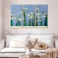 thumbnail image 2 of Elephant Stock Snowflakes In Little Bottles Wall Art - Horizontal Multi Panel Canvas - Living Room Wall Decor - Floral And Botanical Multi Panel - Teal And Blue Decor By Cora Niele - 50" x 32", 2 of 8