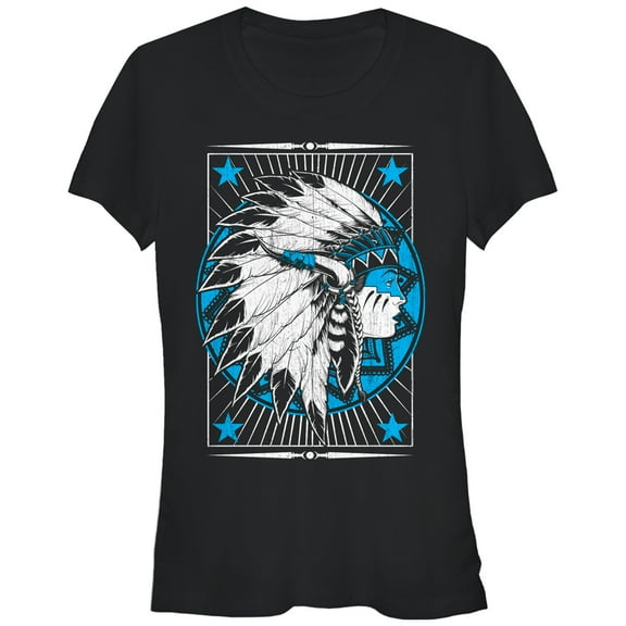 Junior's Lost Gods Headdress Graphic Tee Black X Large
