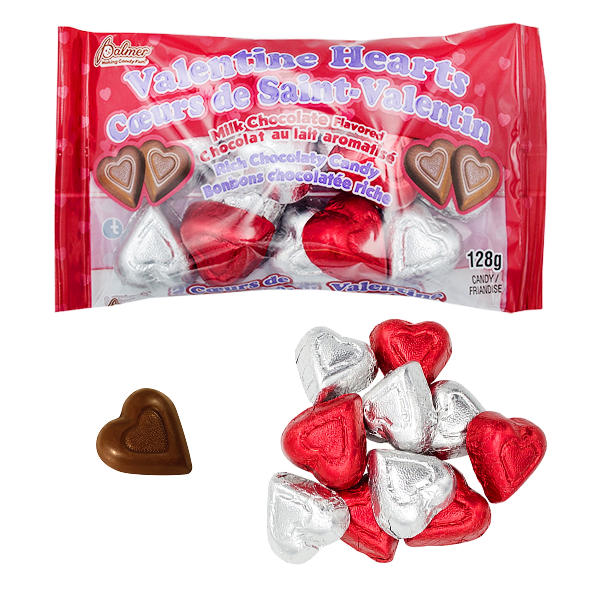Milk Chocolate Flavour Hearts Bag