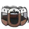 thumbnail image 4 of Mascota Gato De Gato De Gato Portátil Portátil De Jaula Plegable Y Tapa De Campaña De Juego De Tapa De Juego De Tapa, 4 of 7