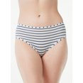 thumbnail image 2 of Joyspun Women's Infinite Comfort Stretch Hipster Panties, 3-Pack, Sizes XS to 3XL, 2 of 3