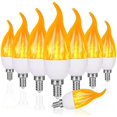 thumbnail image 2 of Led Flame Flickering Bulb Led Fire Emulation Light E14 E27 Candle Lamp 4 Modes Lighting Creative Xmas Atmosphere Lamp Home Decor 1 Pcs, 2 of 5