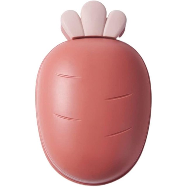 Caja de jabón de zanahoria portátil, caja para platos de baño, jabonera, estante para jabón, ducha en casa, contenedor de viaje para senderismo