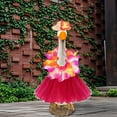 thumbnail image 6 of Darzheoy Summer Porch Goose Outfits for Plastic Goose 23" Lawn Patio Statue Clothes with Straw Hat Hawaiian Lei Costume Sunglasses, Patio Yard Garden Decoration, 6 of 9