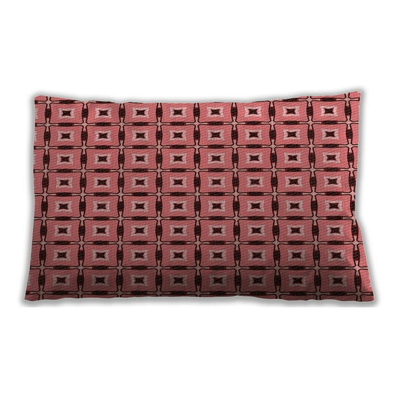 Ahgly Company Outdoor Rectangular Contemporary Lumbar Throw Pillow, 13 inch by 19 inch