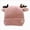 M44-Pink, variant on Kids 3D Antler Reindeer Knit Beanie,Cute Winter Warm Folded Cap