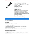 thumbnail image 2 of Front Left Strut and Coil Spring Assembly - Compatible with 1999 - 2004 Chrysler 300M 2000 2001 2002 2003, 2 of 2