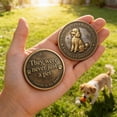 thumbnail image 3 of Commemorative Loyal Dog Adoption Keepsake Token With Velvet Bag, Collector Gift For Pet Owners, Tribute To Devotion And Memories, High Detail Craft, Unique Present For Adoption Anniversary, 3 of 8