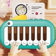 thumbnail image 2 of Kids Pocket Piano Keyboard for Musical Learning, Interactive Toy with Puzzle Elements, Compact Design for Travel, Safe Material for Toddler Education, 2 of 9