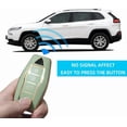 thumbnail image 5 of Key Fob Cover Compatible with Mitsubishi Outlander 4 Button TPU Leather Silicone Keychain Case Holder Protector,4 Buttons Gold Green, 5 of 6
