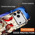thumbnail image 6 of Magnetic Case for iPhone 17 Air, Compatible with Magsafe Hybrid Heavy Duty 2 in 1 Full Body Rugged Shockproof Protection Glossy Case for iPhone 17 Air Red Bird Stained Glass, 6 of 7