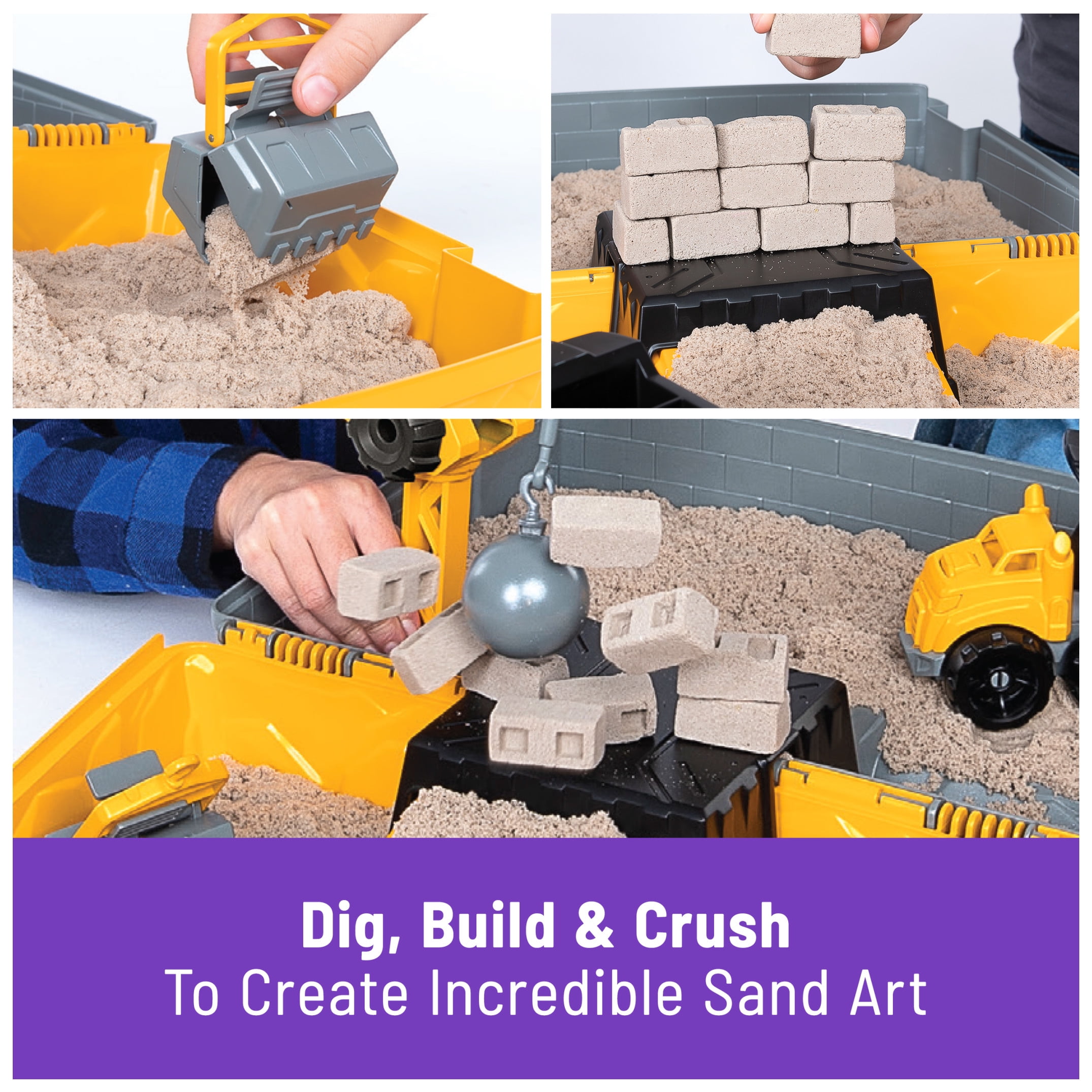 Kinetic Sand, Construction Site Folding Sandbox Playset