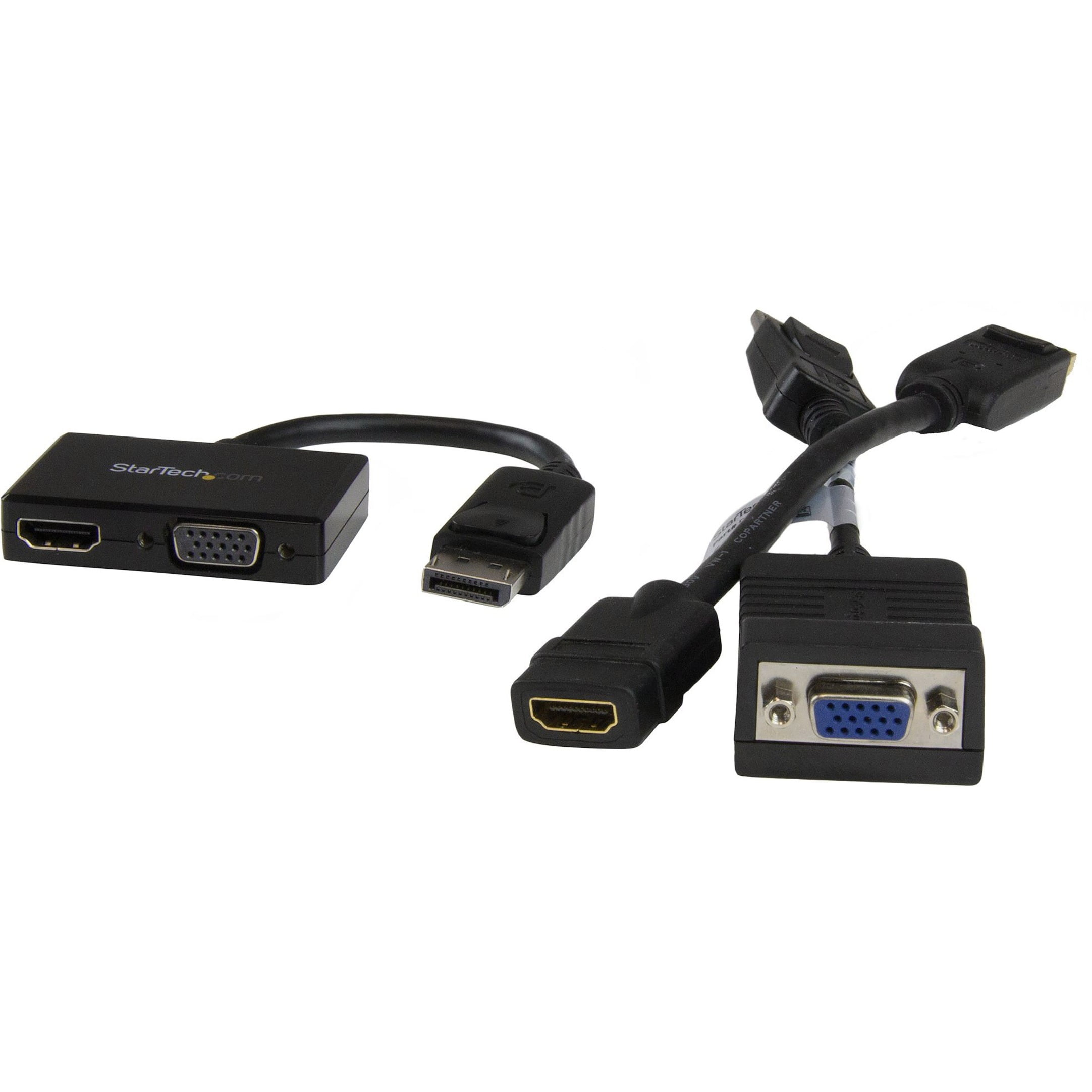 Startech Connect Your Displayport Equipped Computer System To An Hdmi Or Vga Display - Di
