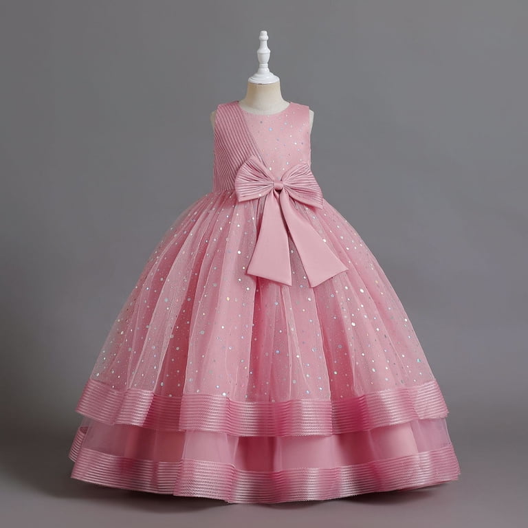 girls holiday dresses size 8 JHLZHS Girls Dresses Size 7/8 Girl Summer New Skirt Long Sleeved Ruffled  Skirt High Waist Dress for Girls Dresses for Girls 10-12 Long Girls  Christmas Skirt Set 5T