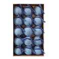 thumbnail image 2 of 15 PCS Velvet Christmas Ornaments Set, Shatterproof Flocked Ball Ornaments with Bow Hanging Ribbon, Gift-Boxed Christmas Tree Decor for Holiday Home Decoration, 3.15", 2 of 8
