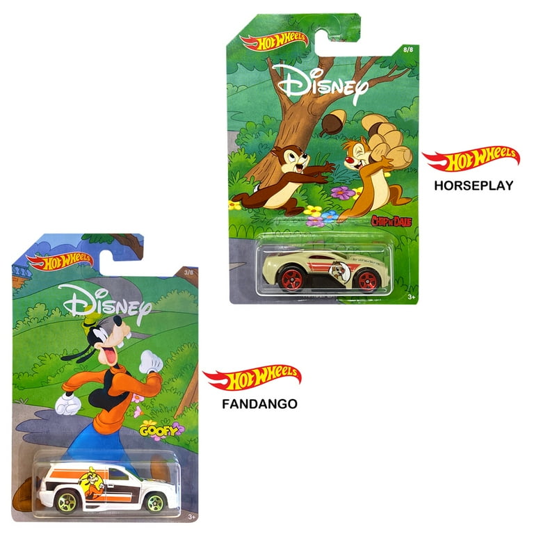 Disney x Hot Wheels Character Vehicle 90th Anniversary Edition Set