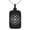 Black, variant on Stainless Steel Celtic Quaternary Knot Rune Engraved Small Rectangle Dog Tag Charm Pendant Necklace