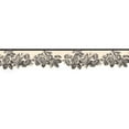 thumbnail image 2 of Trimz Scalloped Black Line Cottage Rose Floral Wallpaper Border, Pre-Pasted Walls Decor Length 15 ft, 2 of 4
