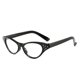 thumbnail image 3 of Gafas de sol con montura de ojo de gato para mujer, estilo vintage, con incrustaciones de diamantes, estilo regular, 3 of 5