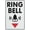 Warning Sign 3, variant on Tin Sign Ring Bell With Arrow Sign 8"x12" Rustic Metal Tin, Home Outdoor Art Wall Decorations For Cafe Bar Kitchen, Bell Arrow Marker