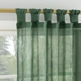 thumbnail image 2 of No. 918 Krista Holiday Twist Tab Sheer  Tab Top Single Curtain Panel, 1 Panel, Evergreen, 51”W x 96"L, 2 of 8