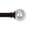 Oil Rubbed Bronze, variant on 1" Mercury Glass Sphere Finial Set Matte Black 50"-144"