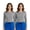 Heather Gray - 2 Pack, variant on Women's Long Sleeve Underscrub Tee, s, White