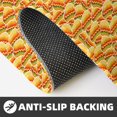 thumbnail image 4 of Bingfone 2 Pcs Kitchen Rugs and Mats,Cushioned Anti-Fatigue Floor Mat,PVC Non-Slip Kitchen Rug Set for Kitchen,Laundry Room,Sink 17"x47"+17"x29" - Hot Dogs, 4 of 6